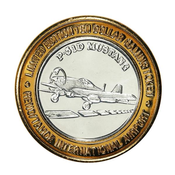 .999 Silver Fly RNO Reno Tahoe $10 Casino Limited Edition Gaming Token