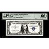 Image 1 : 1957 $1 Silver Certificate STAR Note Fr.1619* PMG Gem Uncirculated 66EPQ