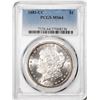 Image 1 : 1881-CC $1 Morgan Silver Dollar Coin PCGS MS64
