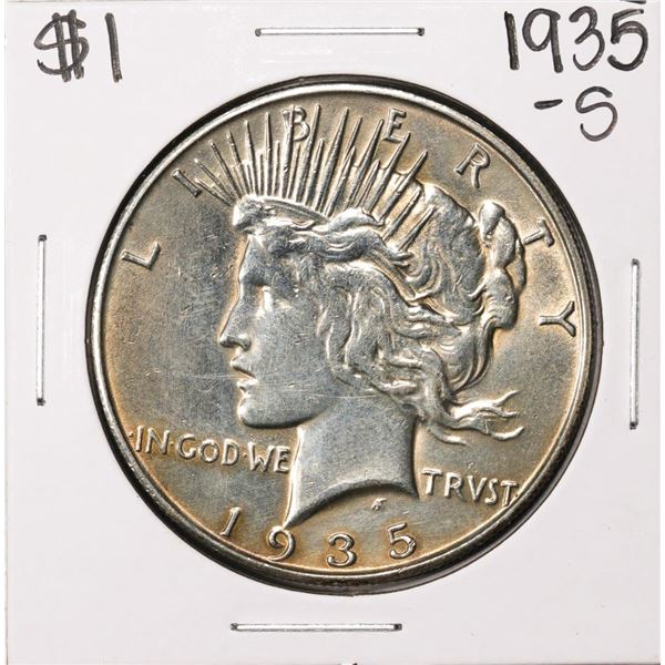 1935-S $1 Peace Silver Dollar Coin