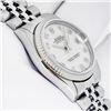 Image 9 : Rolex Ladies Midsize Stainless Steel Mother Of Pearl Arabic Datejust Wristwatch