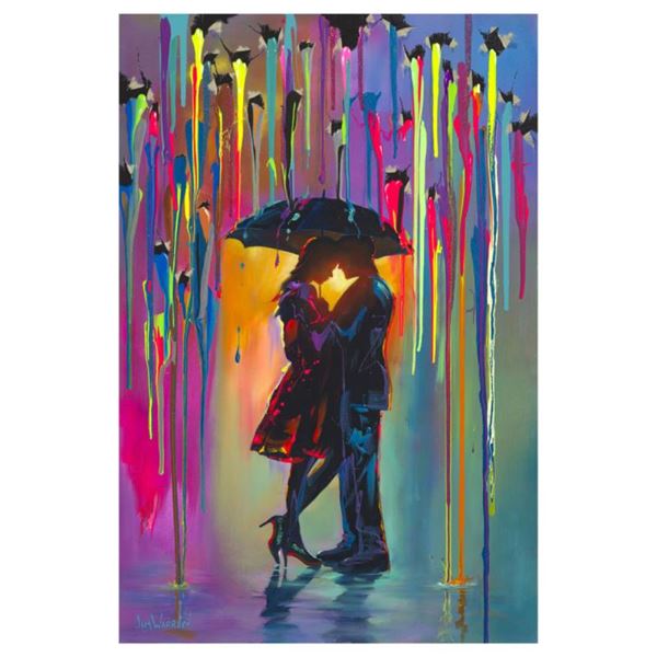 Jim Warren "Love Protects" Limited Edition Giclee on Canvas
