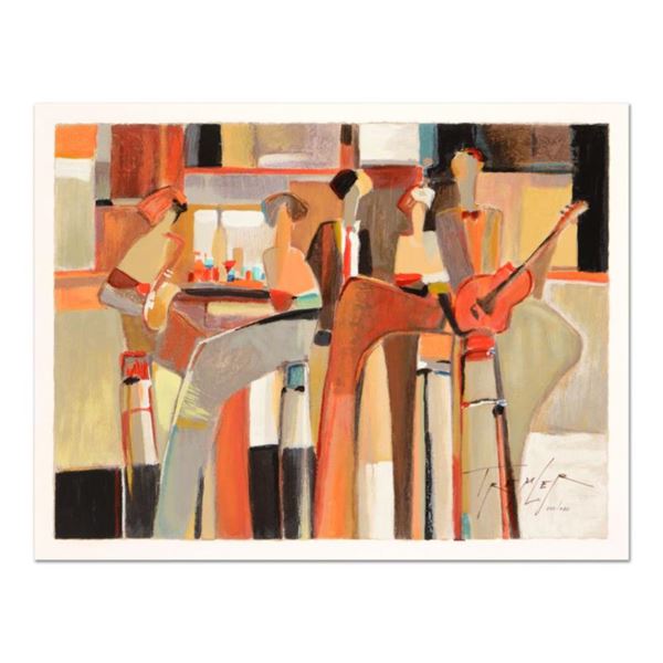 Yuri Tremler "Music at the Bar" Limited Edition Serigraph on Paper