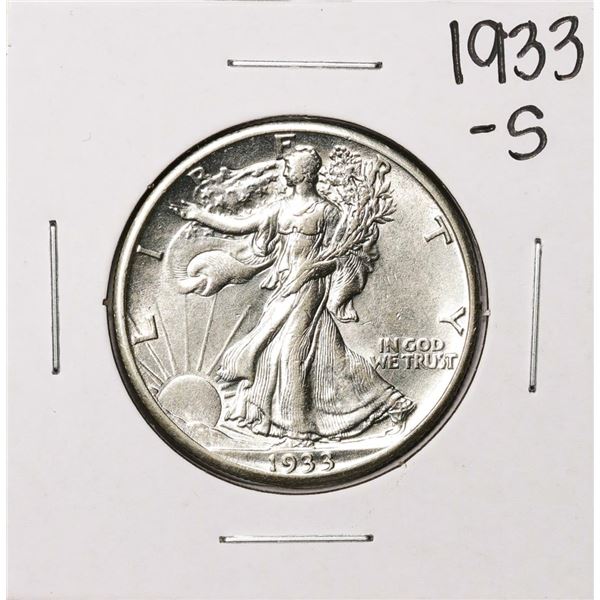 1933-S Walking Liberty Half Dollar Coin