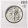 Image 1 : 1933-S Walking Liberty Half Dollar Coin