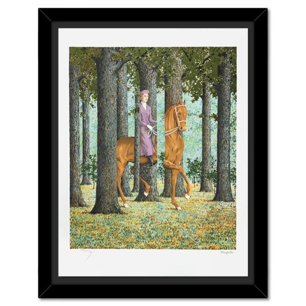 Rene Magritte (1898-1967) "Le Blanc-Seing (The Blank Signature)" Lithograph