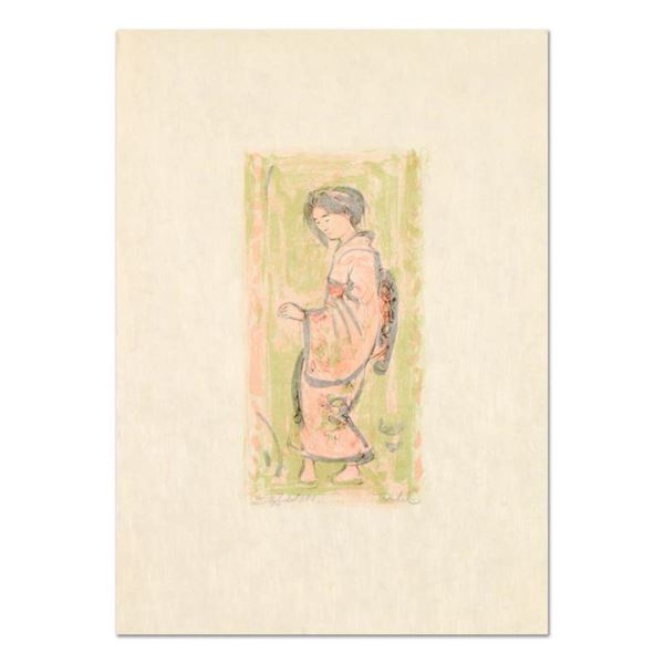 Edna Hibel (1917-2014) "Ume" Limited Edition Lithograph on Rice Paper