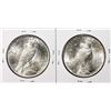 Image 2 : Lot of (2) 1922 $1 Peace Silver Dollar Coins