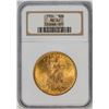 Image 1 : 1924 $20 St. Gaudens Double Eagle Gold Coin NGC MS62