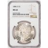 Image 1 : 1886-S $1 Morgan Silver Dollar Coin NGC MS62