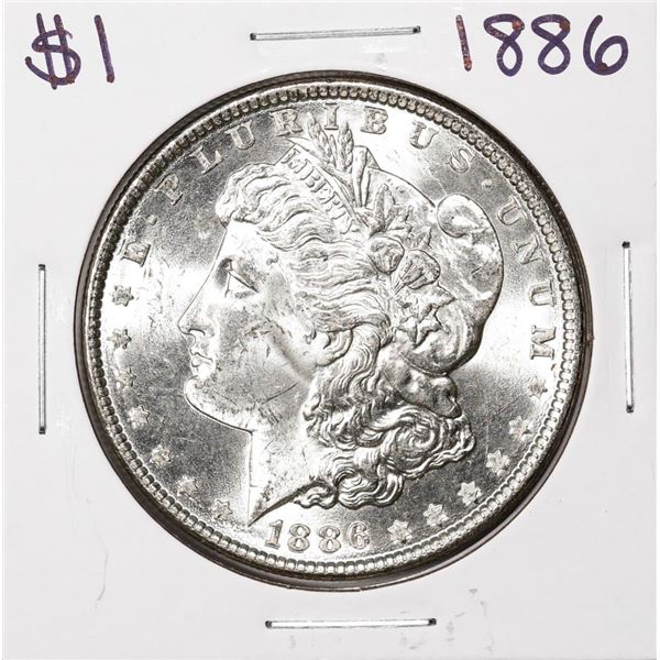 1886 $1 Morgan Silver Dollar Coin