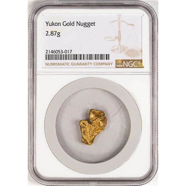 2.87 Gram Yukon Gold Nugget NGC Graded