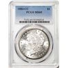 Image 1 : 1884-CC $1 Morgan Silver Dollar Coin PCGS MS65