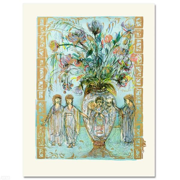 Edna Hibel (1917-2014) "Ancient Wisdom" Limited Edition Lithograph on Paper