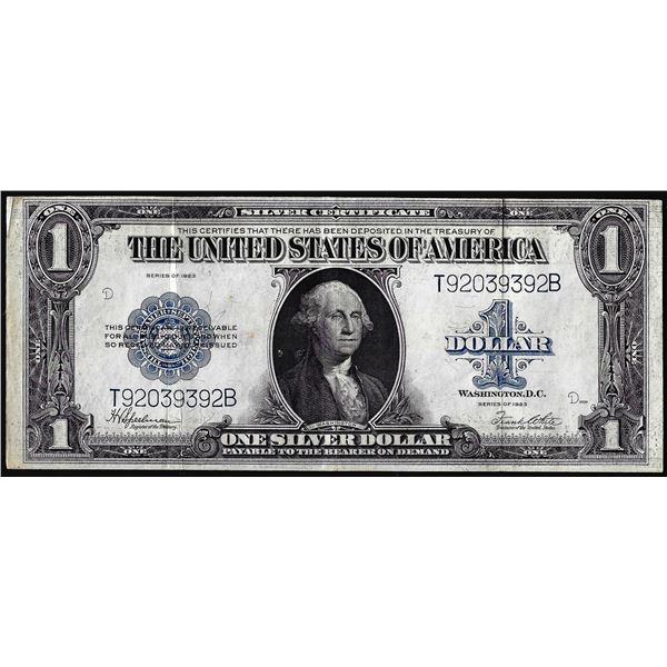 1923 $1 Silver Certificate Note