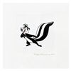 Image 2 : Looney Tunes "Pepe le Pew" Limited Edition Etching on Paper