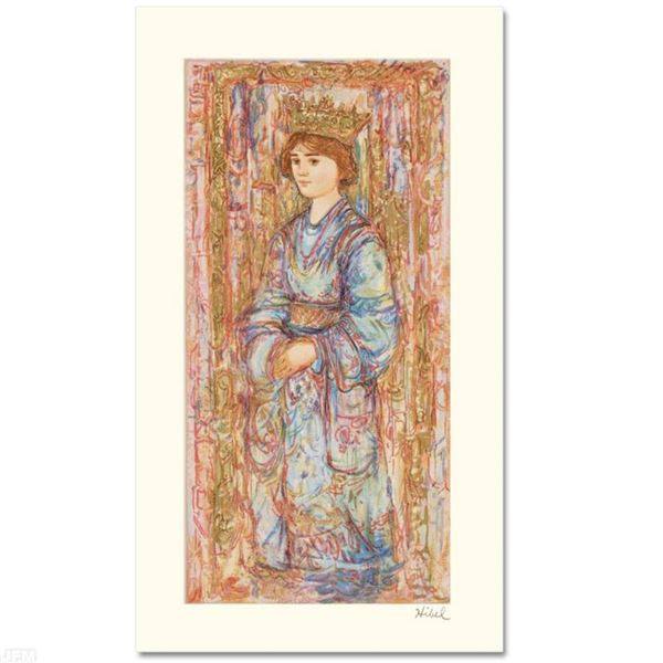 Edna Hibel (1917-2014) "Book of Hours II" Limited Edition Serigraph on Paper