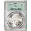 Image 1 : 1884-CC $1 Morgan Silver Dollar Coin PCGS MS64 Old Green Rattler