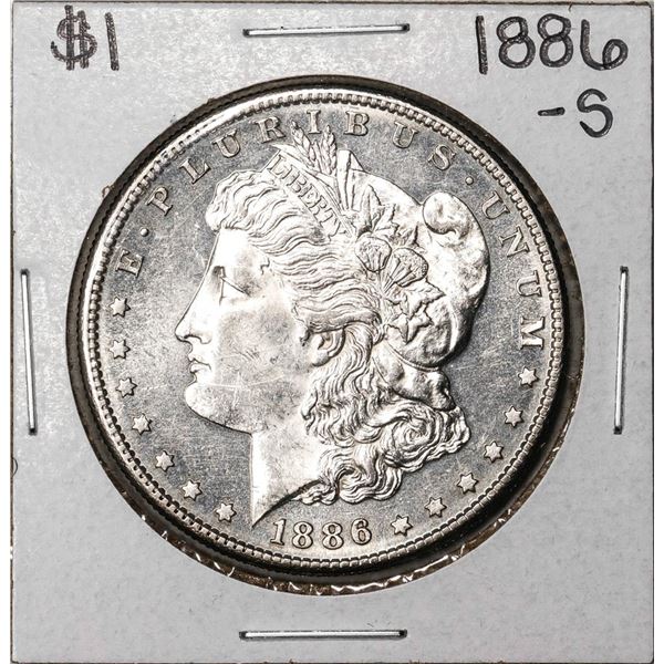 1886-S $1 Morgan Silver Dollar Coin