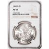 Image 1 : 1884-O $1 Morgan Silver Dollar Coin NGC MS63