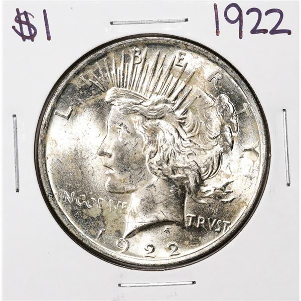 1922 $1 Peace Silver Dollar Coin
