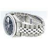 Image 7 : Rolex Mens Stainless Steel Black Index Datejust Wristwatch