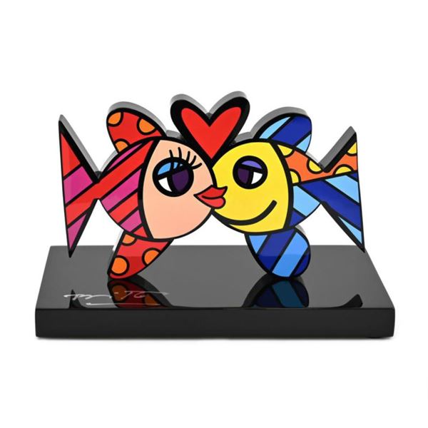 Britto "Deeply in Love" Hand Signed Limited Edition Sculpture