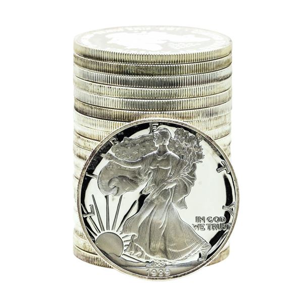 Roll of (20) Mixed Date $1 Proof American Silver Eagle Coins