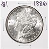 Image 1 : 1886 $1 Morgan Silver Dollar Coin