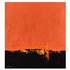 Image 1 : Sisi Sun "Orange Harbor" Original Acrylic on Canvas