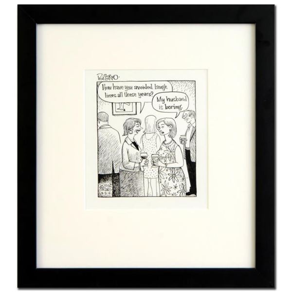 Bizarro "Boring Hubby (8/3/10-D)" Original Drawing on Paper