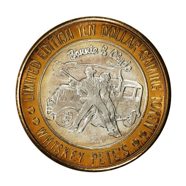 .999 Silver Whiskey Pete's Casino Jean, Nevada $10 Limited Edition Gaming Token