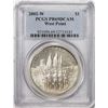 Image 1 : 2002-W $1 Proof West Point Commemorative Silver Dollar Coin PCGS PR69DCAM