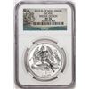 Image 1 : 2015 Proof Isle of Man Angel Incuse Design Silver Coin NGC PF70
