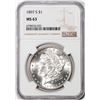 Image 1 : 1897-S $1 Morgan Silver Dollar Coin NGC MS63