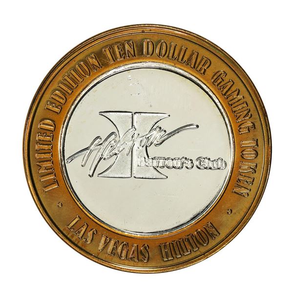 .999 Silver Las Vegas Hilton Nevada $10 Casino Limited Edition Gaming Token