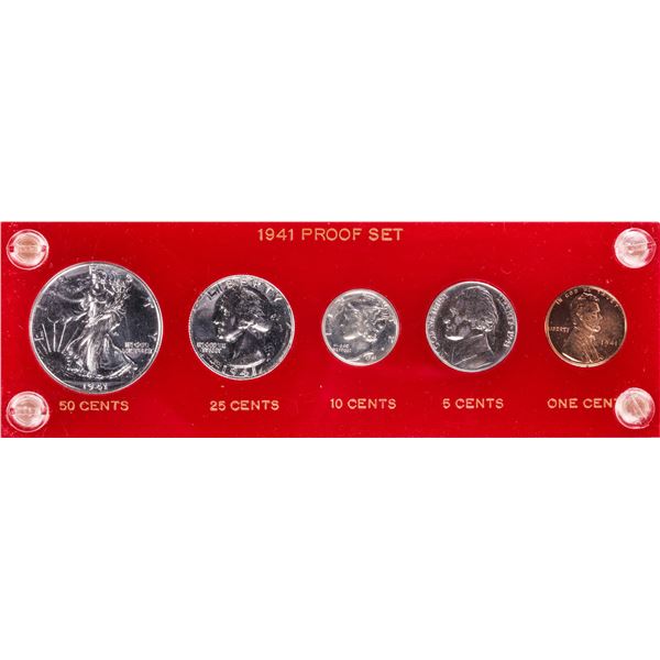 1941 No AW (5) Coin Proof Set