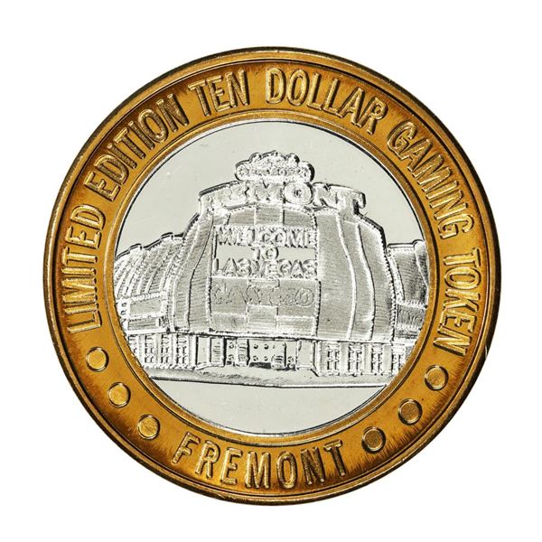 .999 Fine Silver Sam Boyd's Fremont $10 Casino Limited Edition Gaming Token