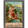 Image 1 : Rare 1939 Polish/Slavic Full Pad Calendar. Very Nice Image. Approx. 15" x 23"