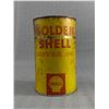 Image 1 : 1950's Golden Shell Motor Oil Quart