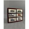 Image 1 : 6 Miniature (Vintage) Model Cars & Shelf