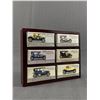 Image 1 : 6 Miniature (Vintage) Model Cars & Shelf