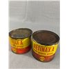 Image 2 : 2 1950's Shell Retnax A 1 Pound Grease Cans, Empty