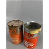 Image 2 : 2 Vintage Co-Op Motor Oil Quarts