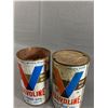 Image 2 : 3 Vintage Valvoline Motor Oil Quarts. Empty