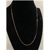 Image 1 : 19" 10 Karat Gold Necklace