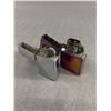 Image 2 : Zippos Lot (2) Both Working. Need Fluid