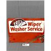 Image 2 : 1950's Trico Wiper Washer Service Tin Sign. 14" x 10"