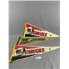 Image 1 : Vintage Vancouver Grizzlies/Canucks Pennants (3)