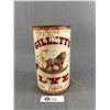 Image 1 : 1940's Gillett's Lye 5Lb Can. Paper Label. Canadian. Full